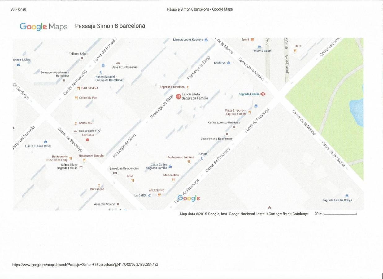 Sagrada Familia Apartament 바르셀로나 외부 사진